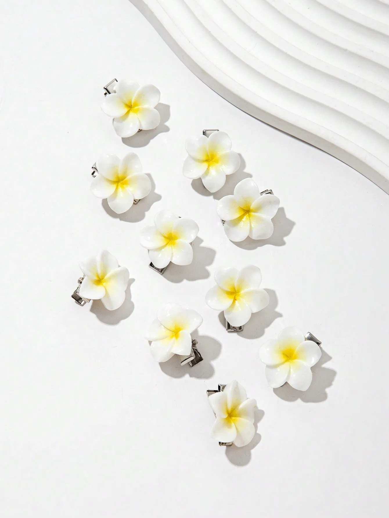 10pcs Daisy Sweet & Fresh Hair Accessories Flower Clips- FD ⚡