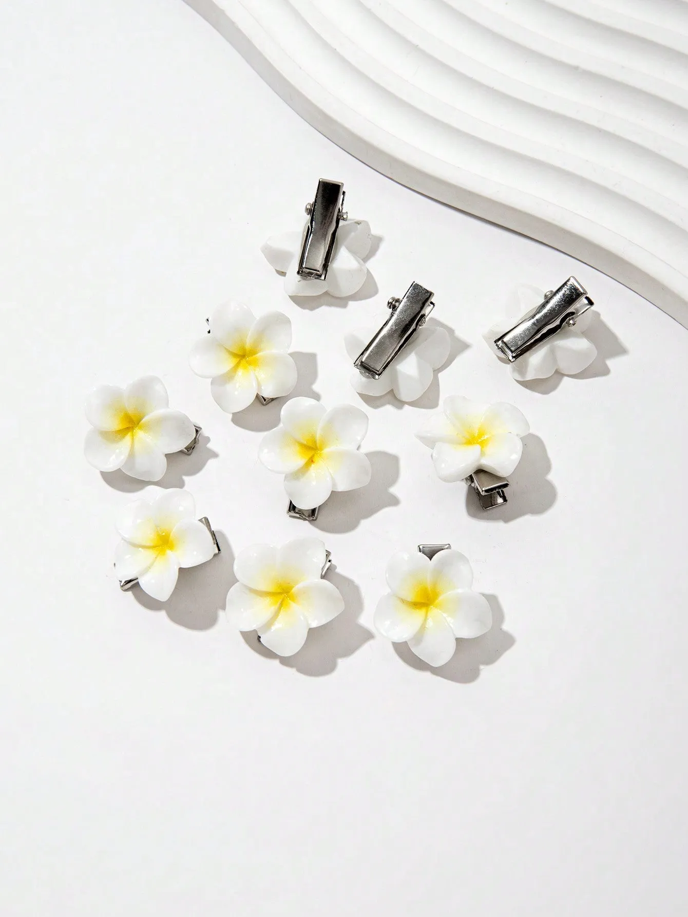 10pcs Daisy Sweet & Fresh Hair Accessories Flower Clips- FD ⚡