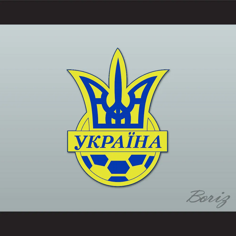 2002-2003 Style Ukraine National Team Home Yellow Long Sleeve Soccer Jersey