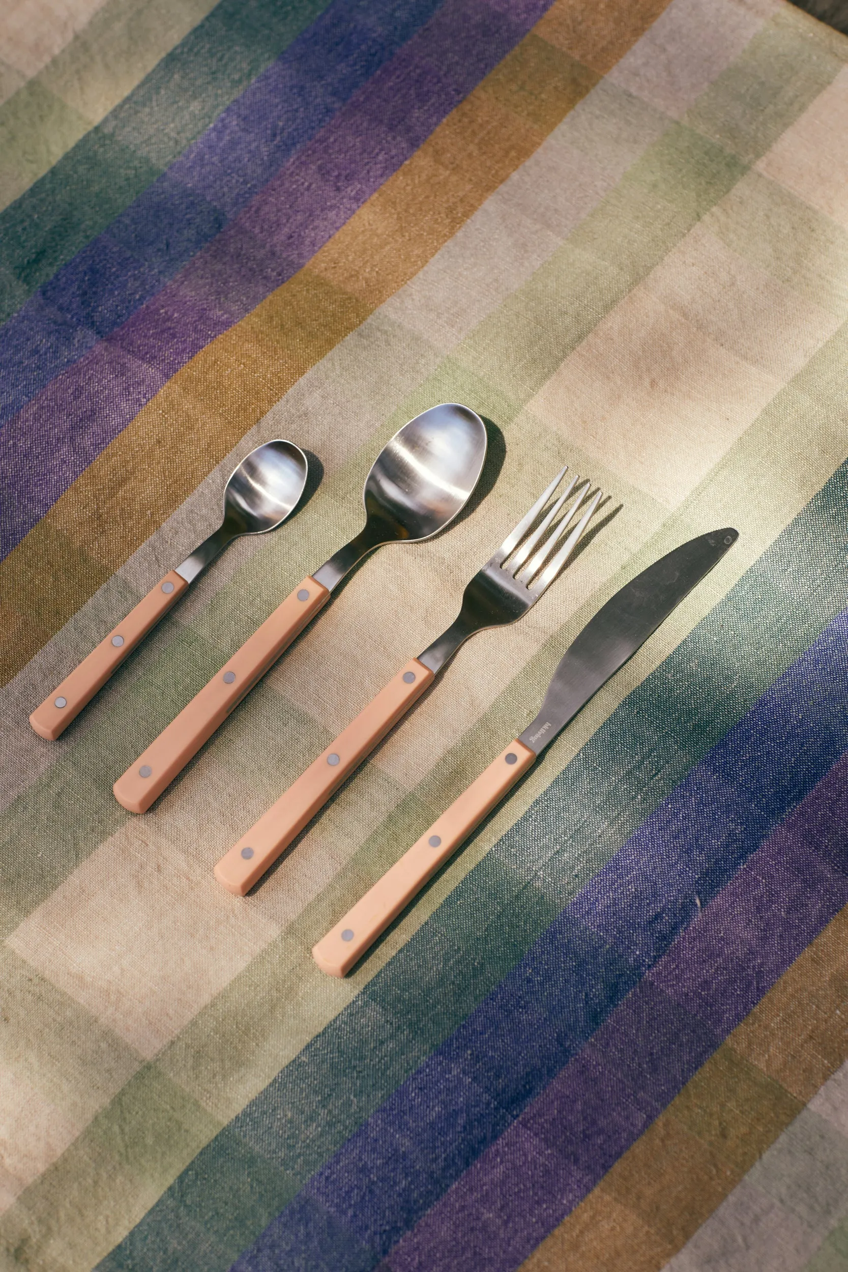 70s Cutlery Dessert Spoon Peach