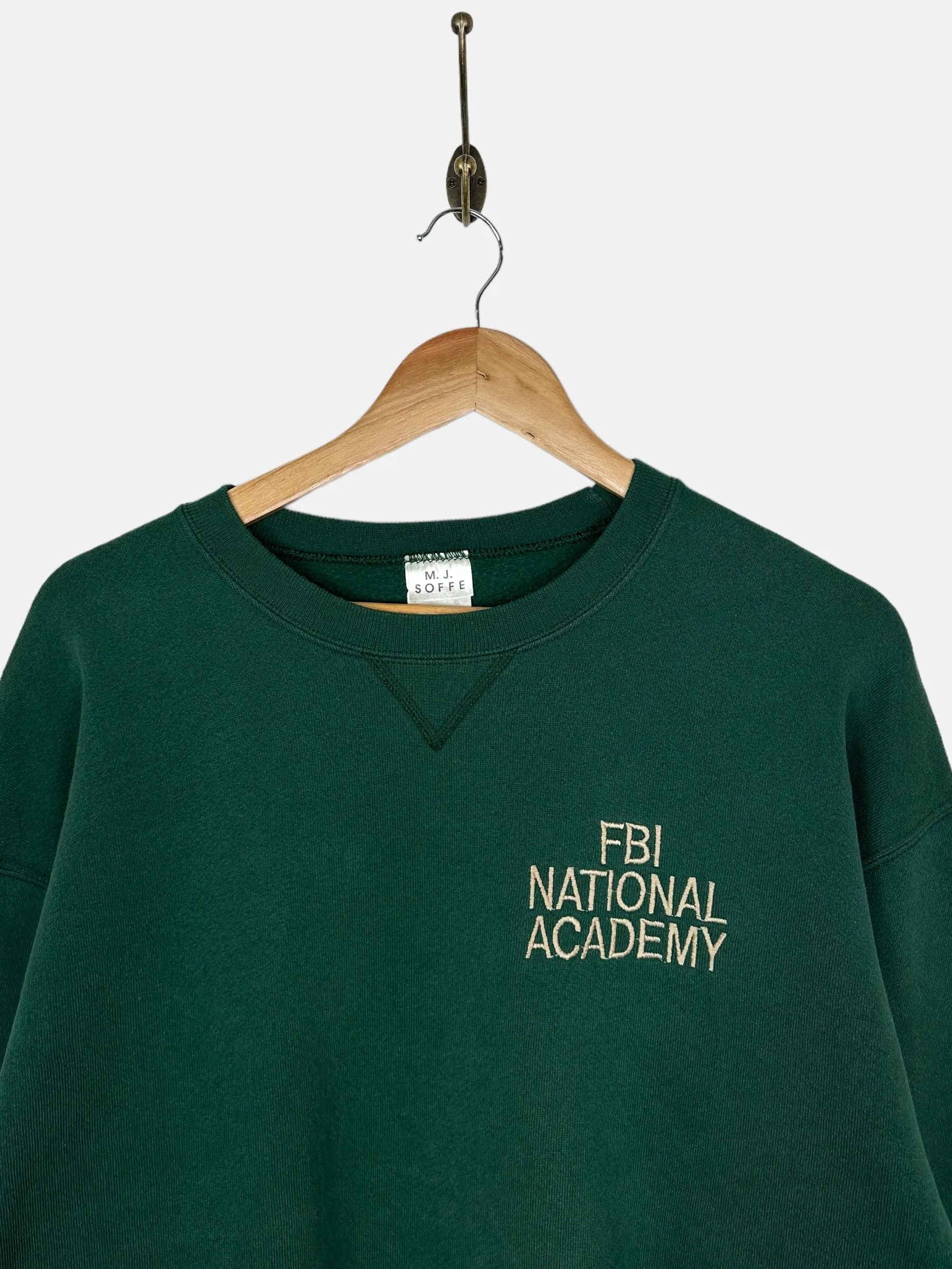 90's FBI National Academy Embroidered Vintage Sweatshirt Size L