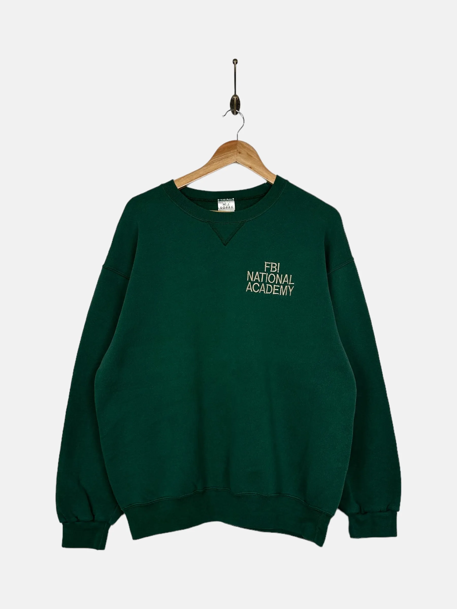 90's FBI National Academy Embroidered Vintage Sweatshirt Size L