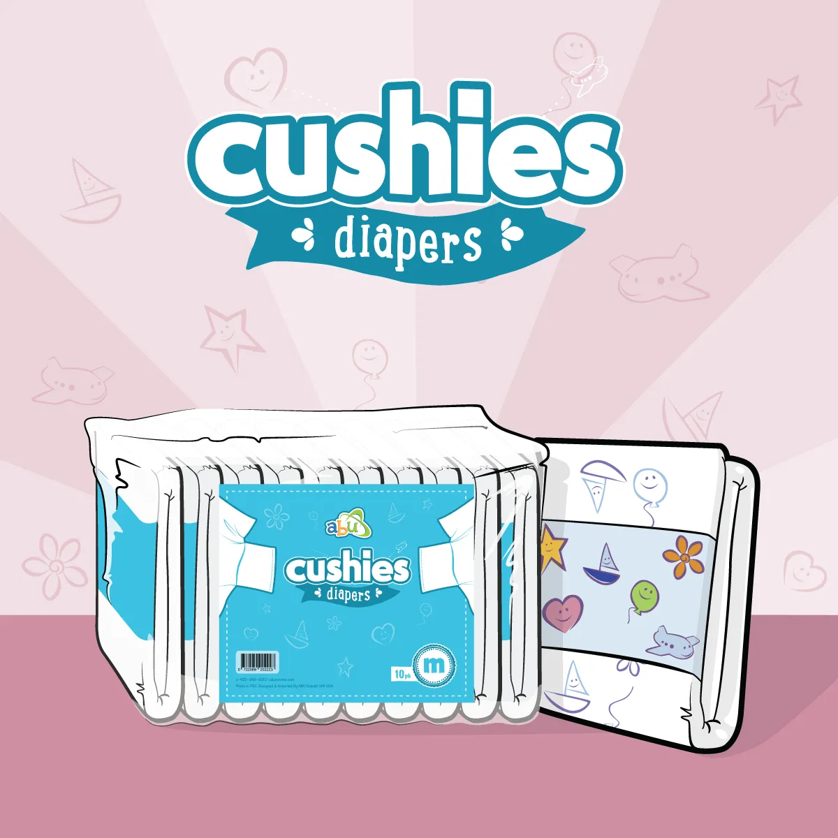 ABU - Cushies™ Plastic-Backed 2 Tape