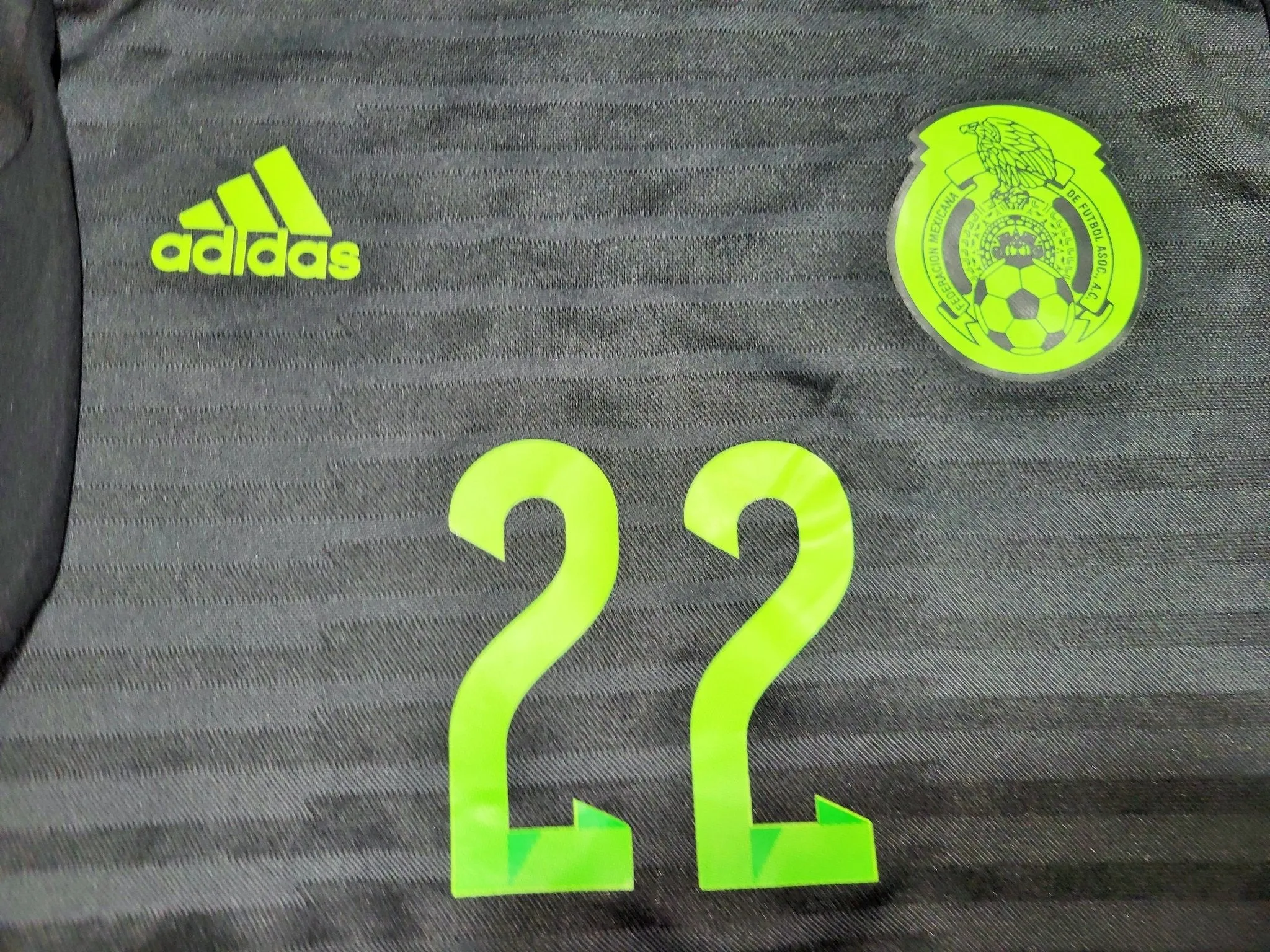 Aguilar Mexico 2015 GOLD CUP MATCH WORN Soccer Jersey Shirt M SKU# M35999