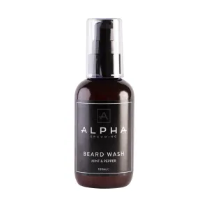 Alpha Grooming - Beard Wash, Mint and Pepper (100ml)