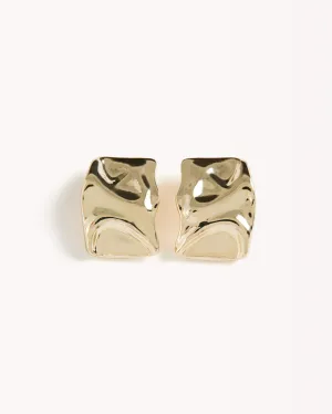 AMBER EARRINGS - GOLD