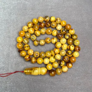 ANTIQUE AMBER MISBAHA 11,8mm 61,2g