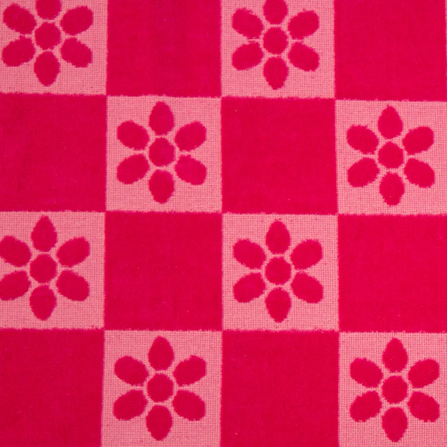 Bambury Daisy Check Robe - Pink