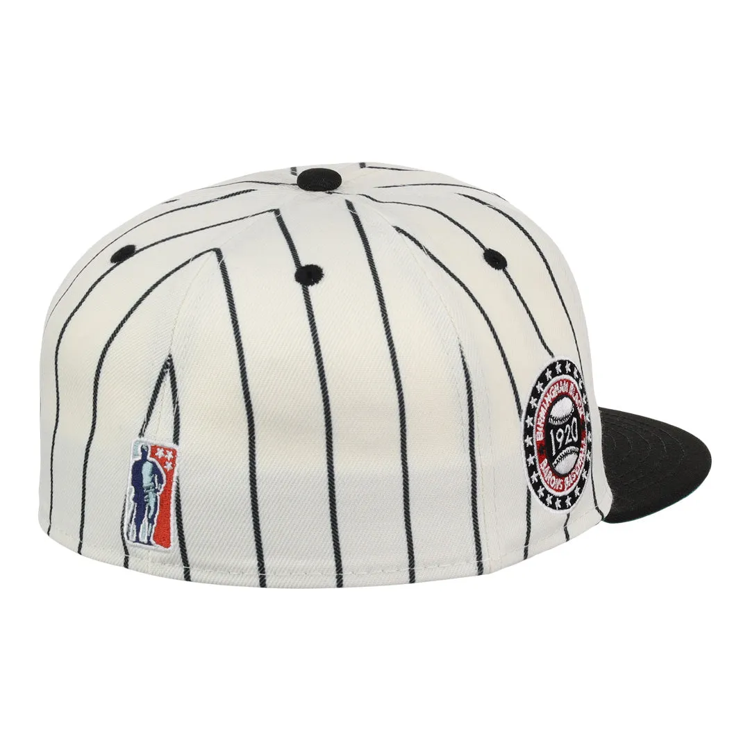 Birmingham Black Barons NLB Pinstripe Fitted Ballcap