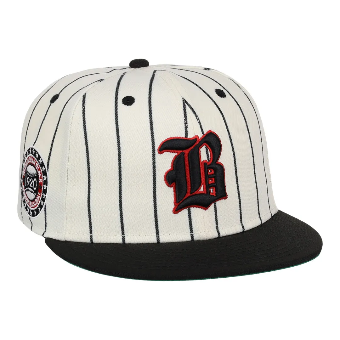 Birmingham Black Barons NLB Pinstripe Fitted Ballcap