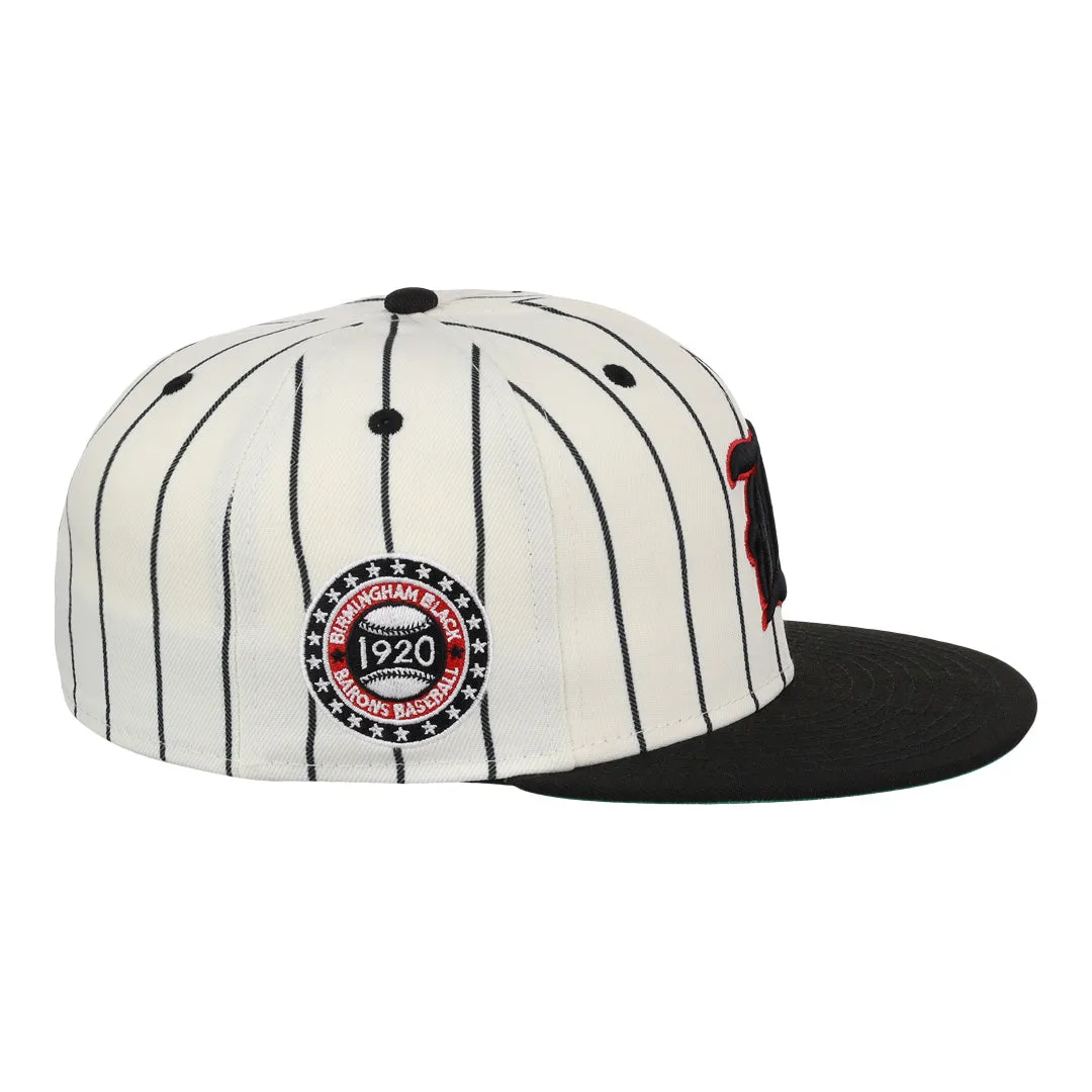 Birmingham Black Barons NLB Pinstripe Fitted Ballcap