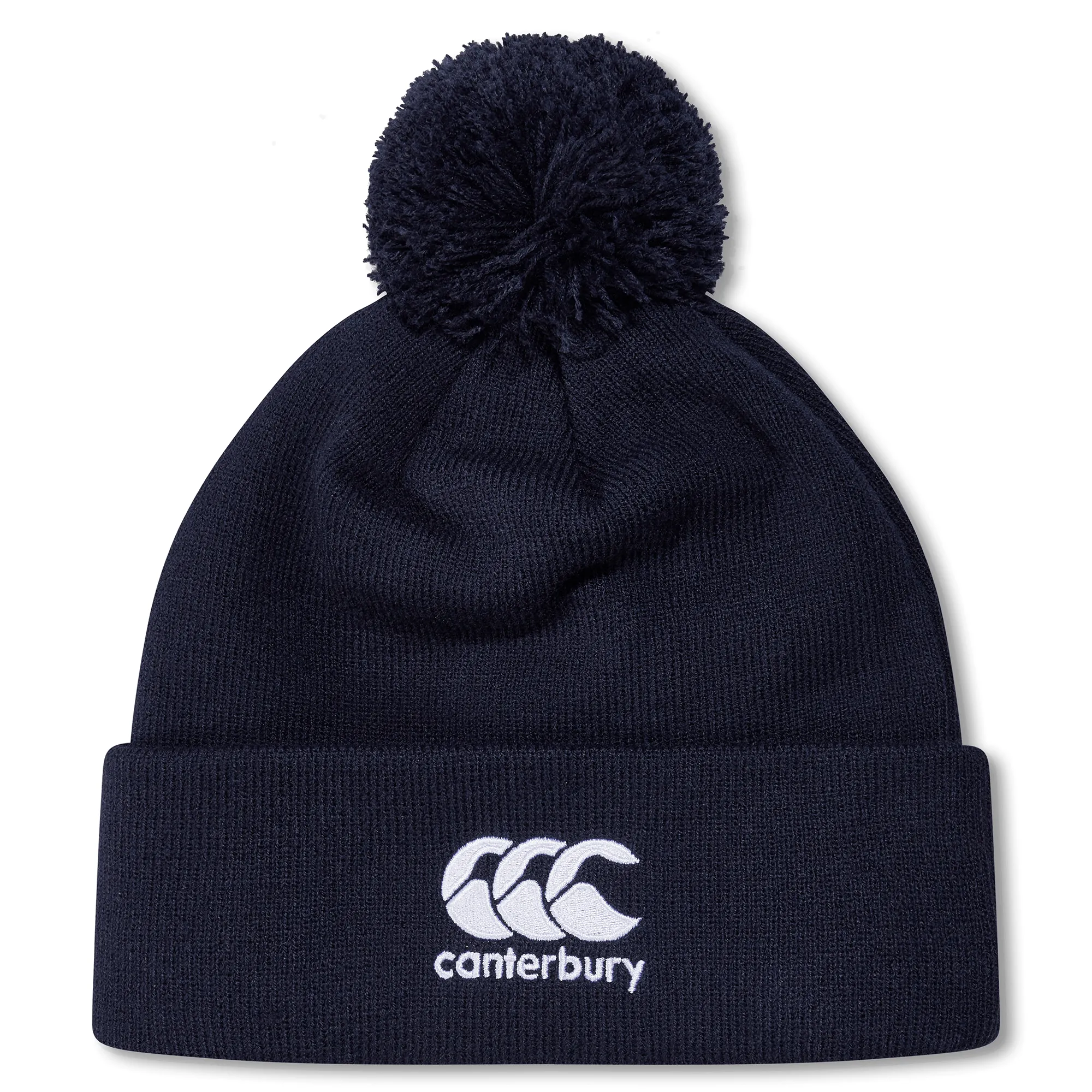 Brazil Shield Pom Pom Beanie