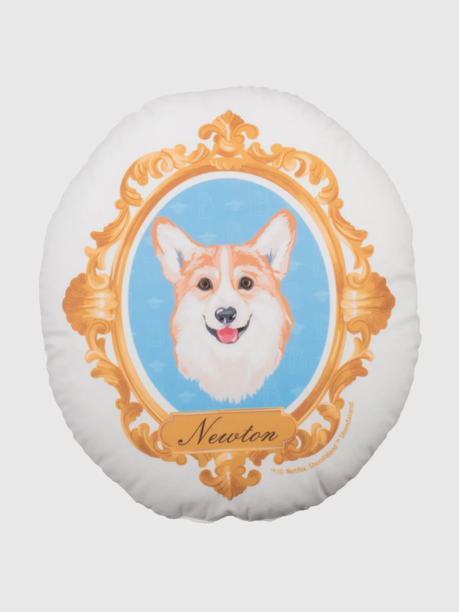 Bridgerton Newton the Corgi Pillow