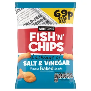 Burtons Fish & Chips Salt & Vinegar PMP 40g (Case of 30)