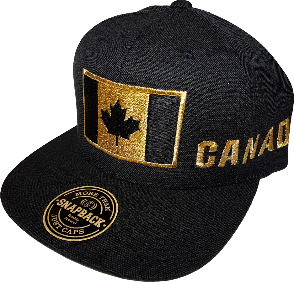 Canada Big Flag Snapback Black