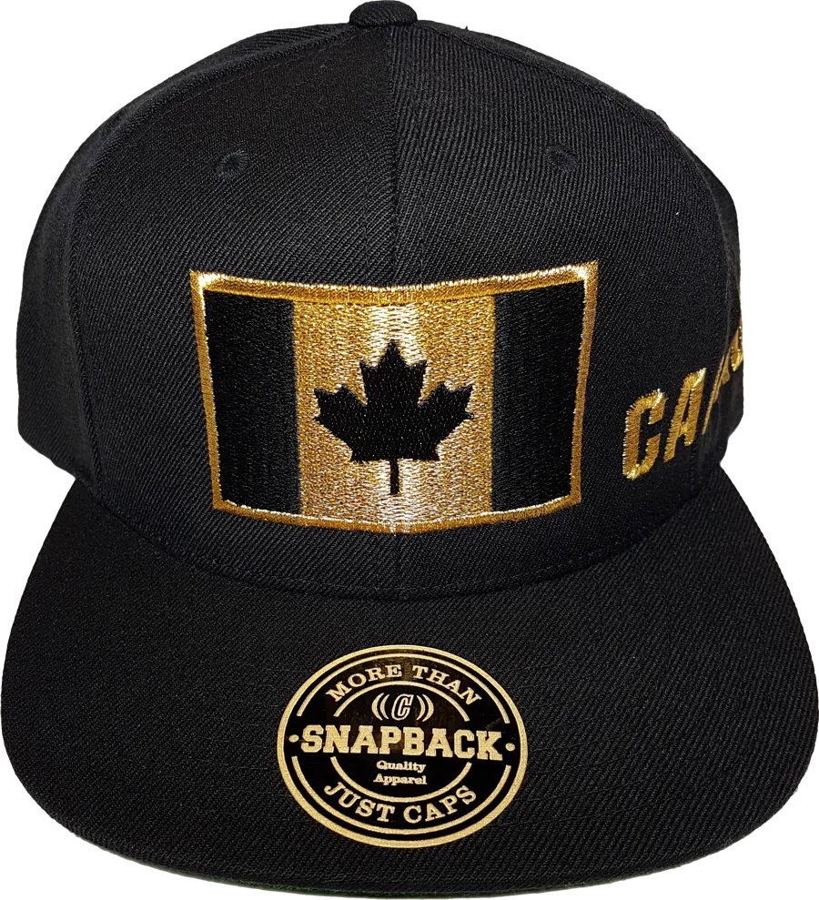 Canada Big Flag Snapback Black