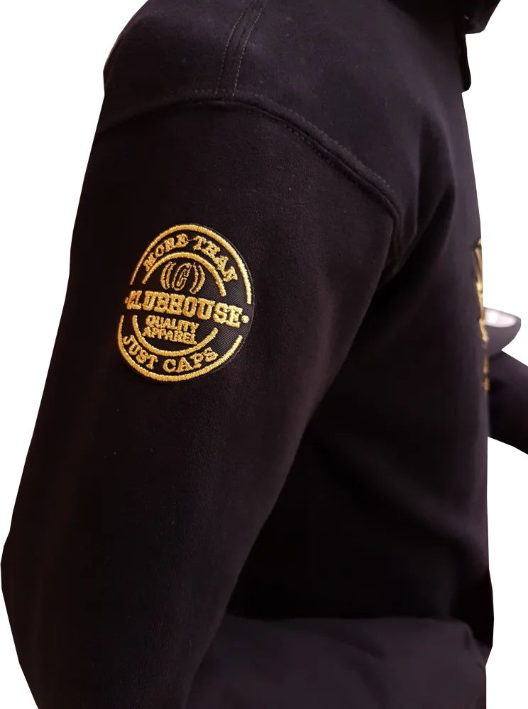 Canada Hoodie Mighty Maple Black Metallic Gold