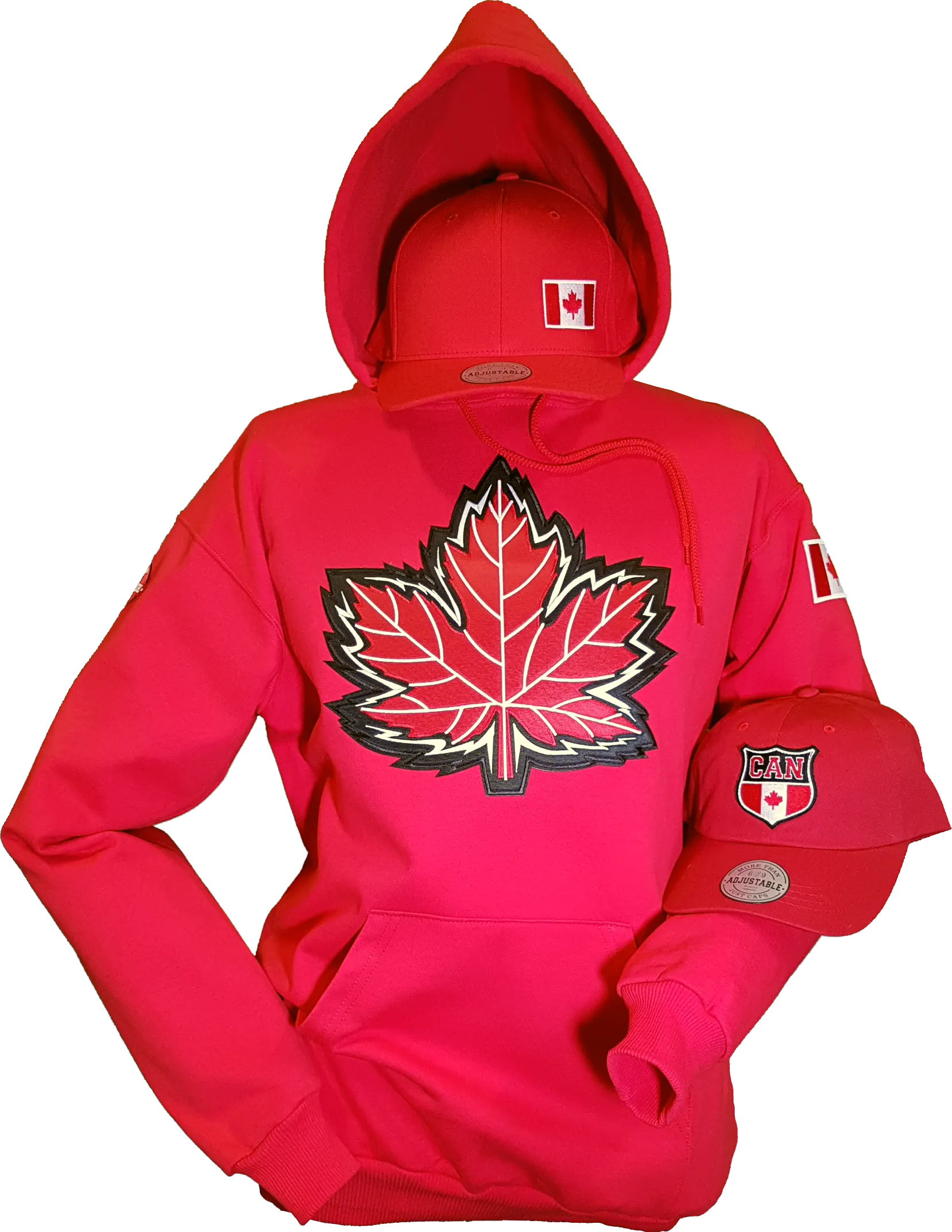 Canada Hoodie Mighty Maple Red