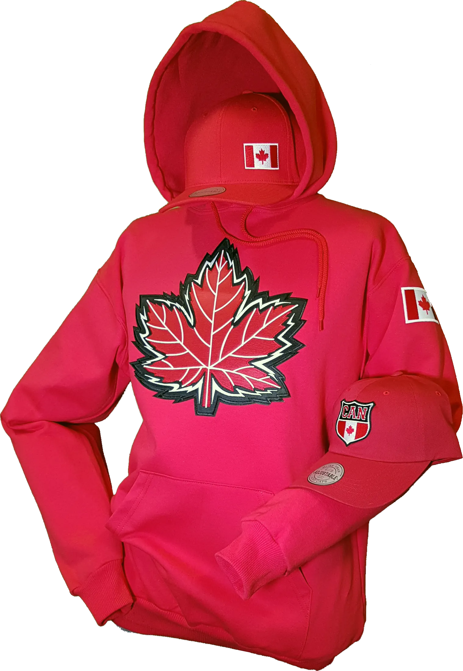 Canada Hoodie Mighty Maple Red