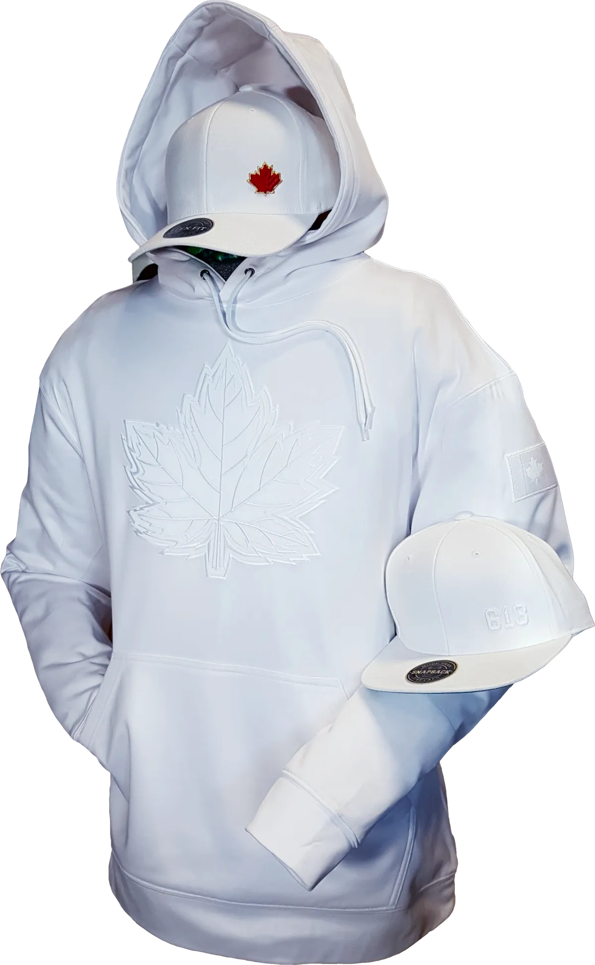 Canada Hoodie Mighty Maple Whiteout