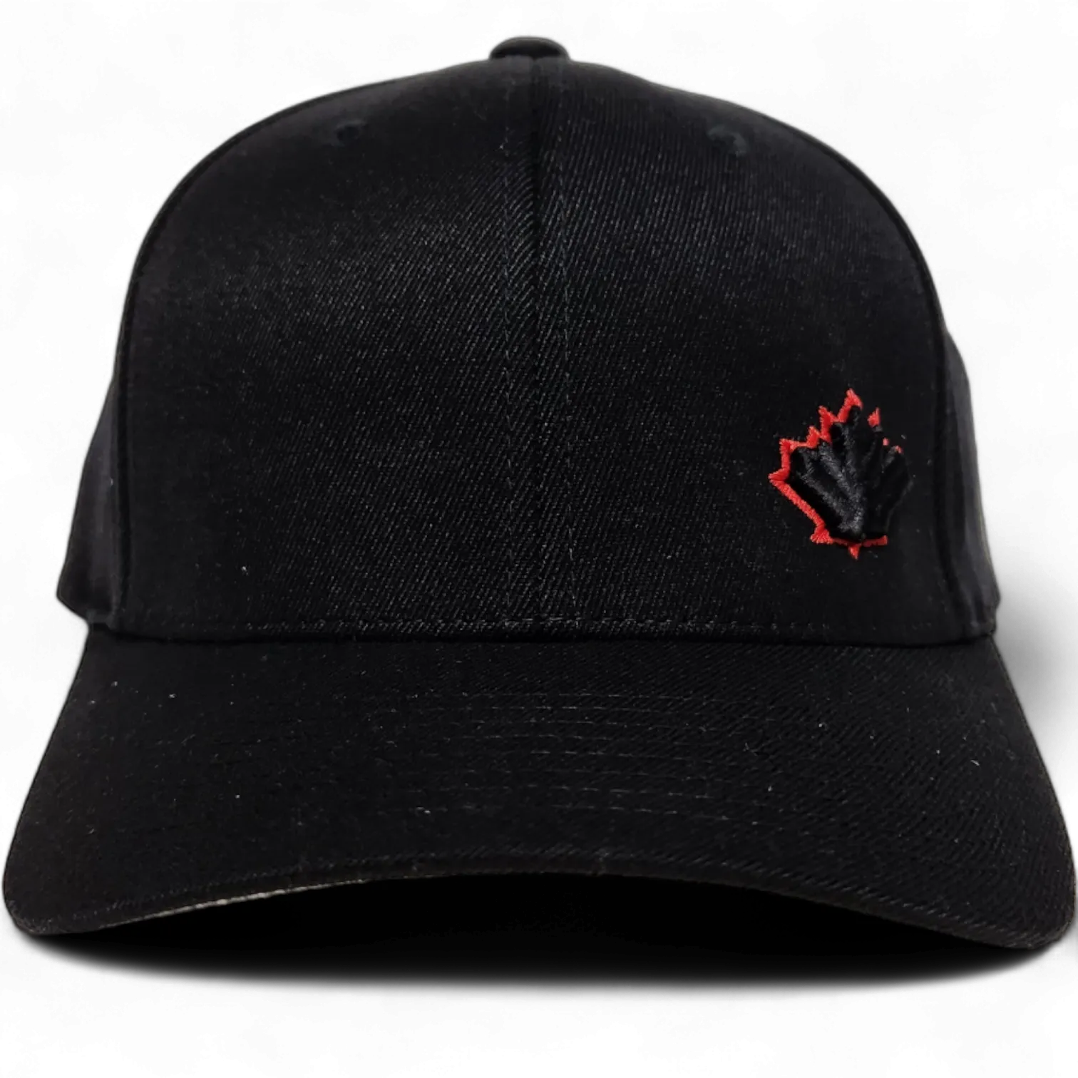 Canada Leaf Black Red Cap