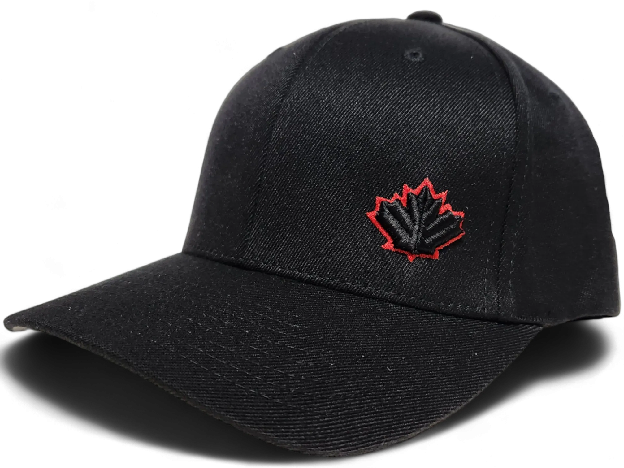 Canada Leaf Black Red Cap