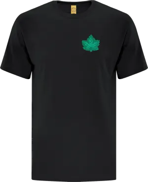 Canada Mighty Maple T-Shirt Black Green Tonal