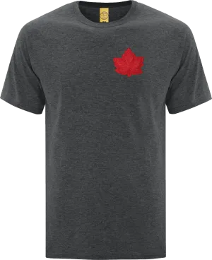 Canada Mighty Maple T-Shirt Dark Heather Red Tonal
