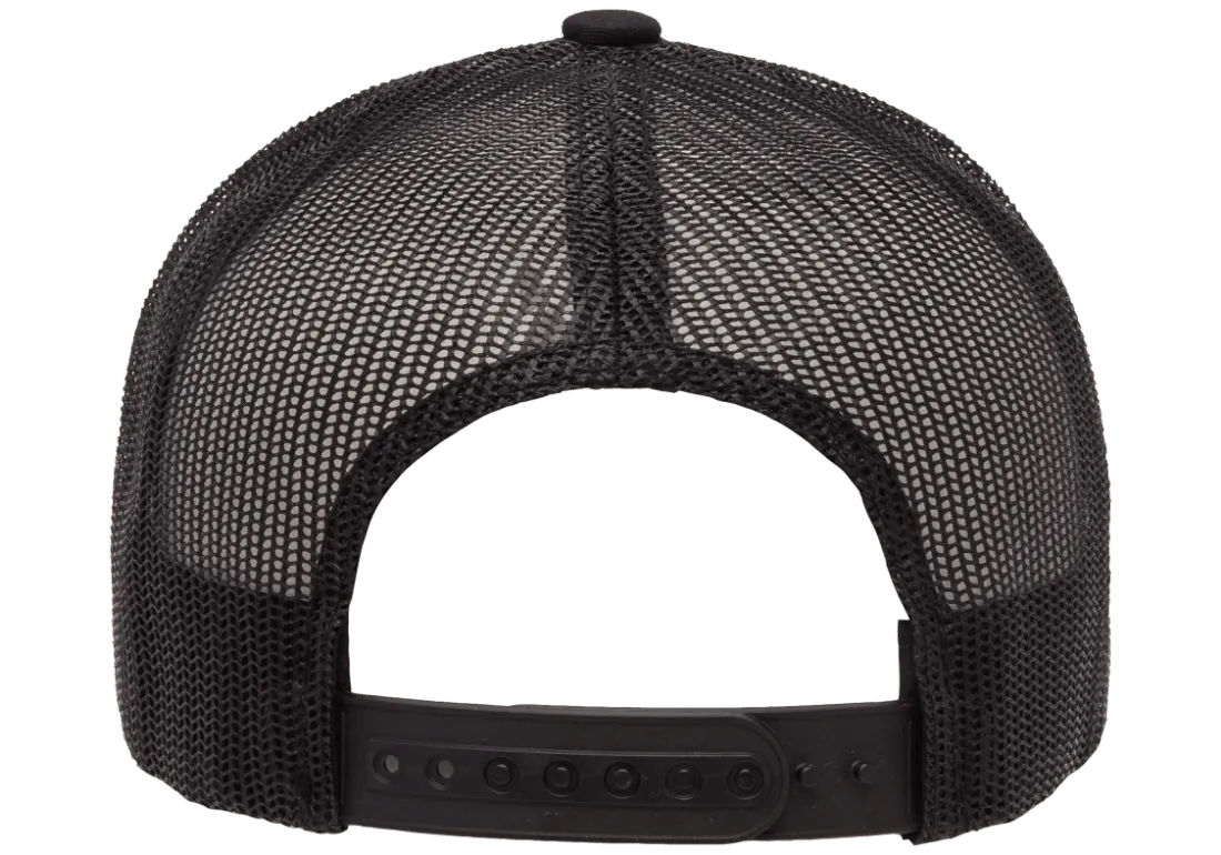Canada Trucker Cap Black Maroon