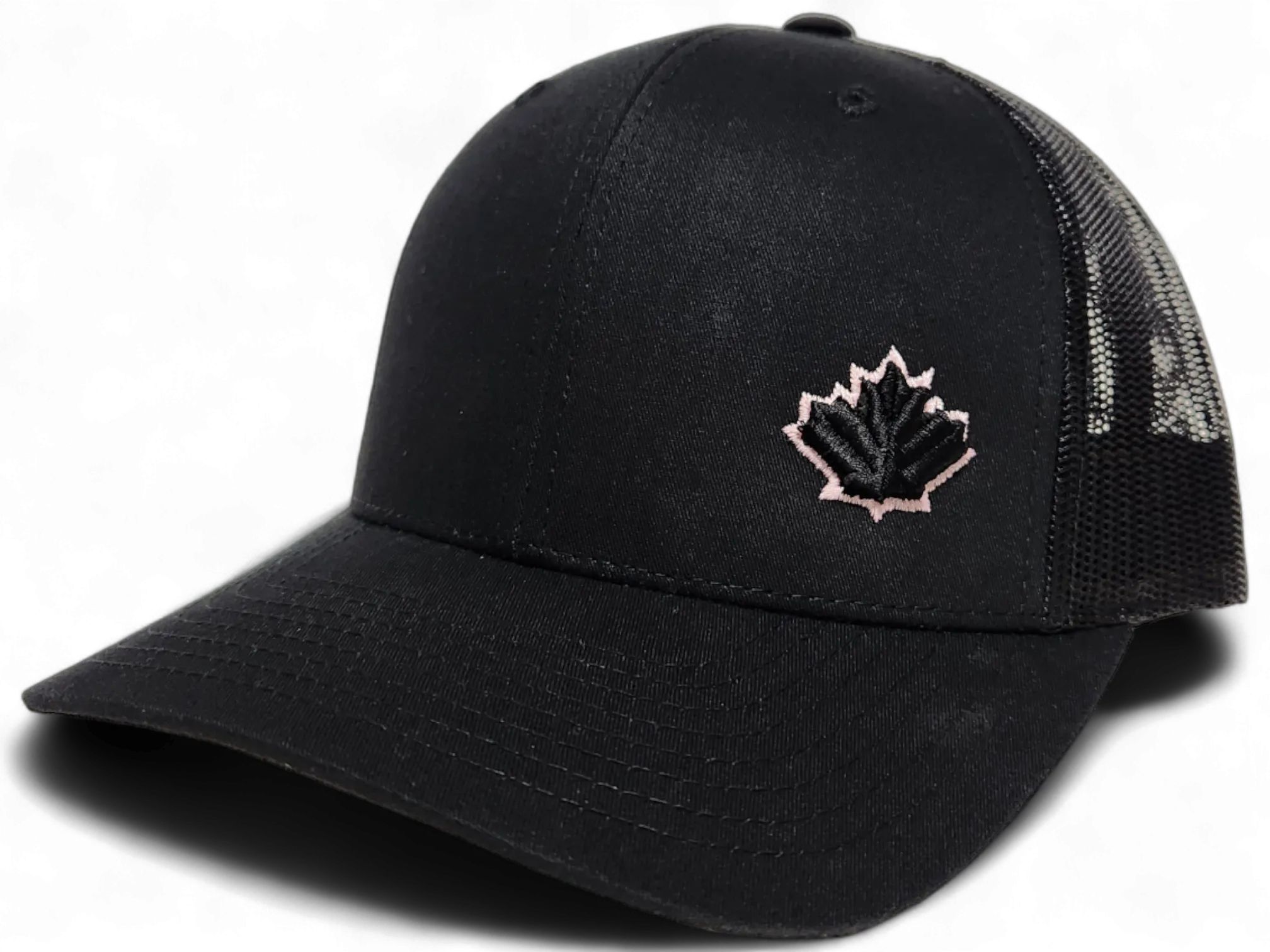 Canada Trucker Cap Black Pink