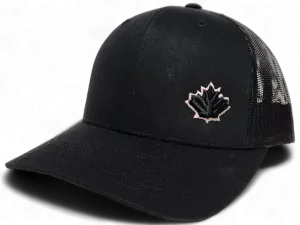 Canada Trucker Cap Black Pink