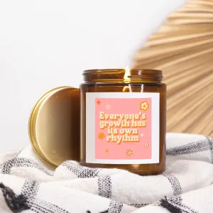 Candle Amber Jar 9oz