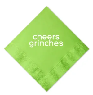Cheers Grinches Cocktail Napkins