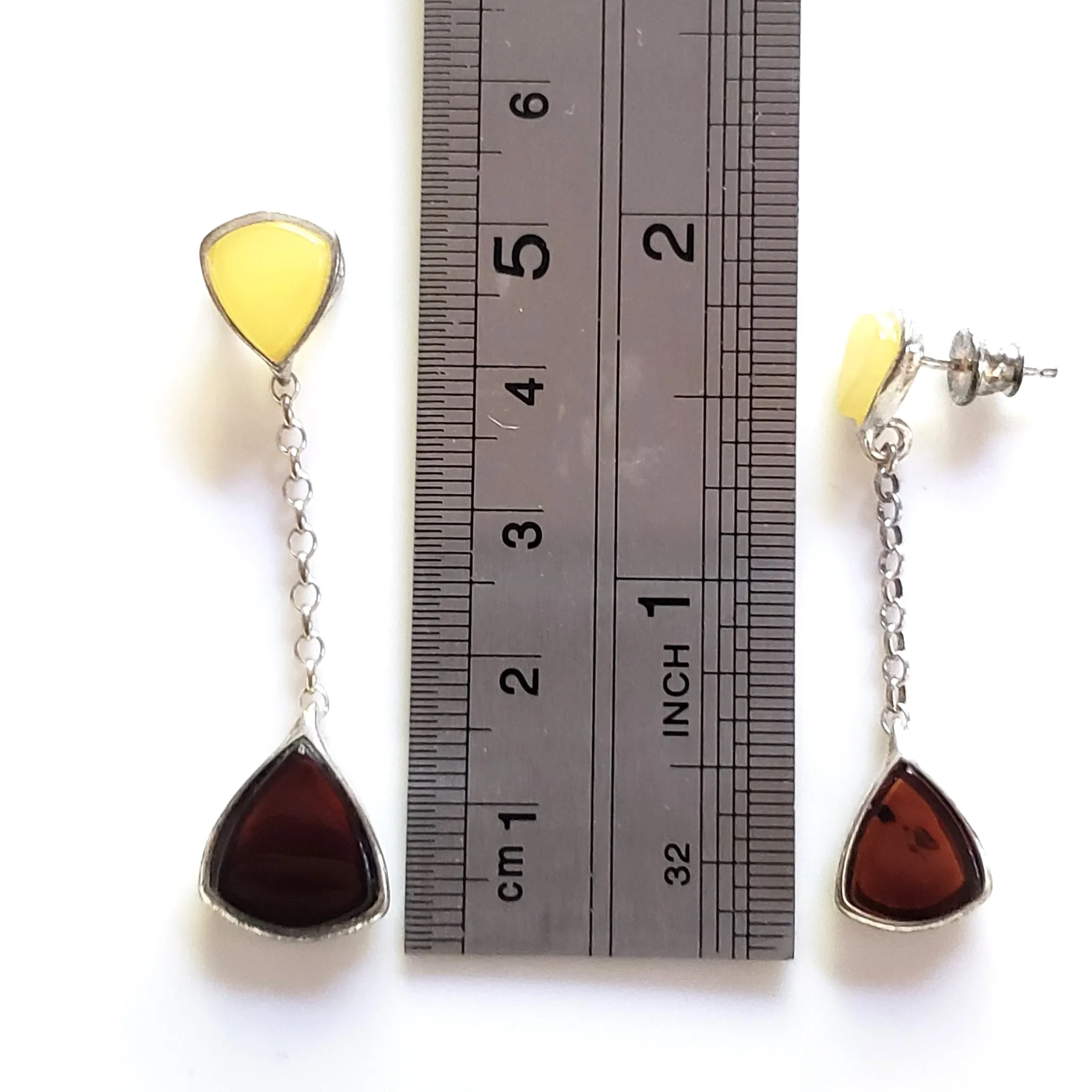 Cherry with Butterscotch Amber Elegant Jewelry Set