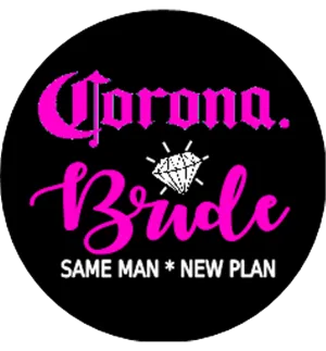 'Corona Bride' Hen Party Badge