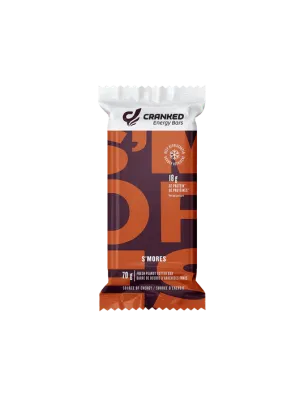 Cranked Energy Fresh Protein Bar S'mores 70 Grams