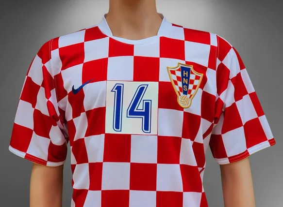 CROATIA 2008 EURO QUALIFICATION Luka Modrić HOME NIKE JERSEY SHIRT LARGE / HRVATSKA KUĆNA MAJICA VELIKA  SOLD!!