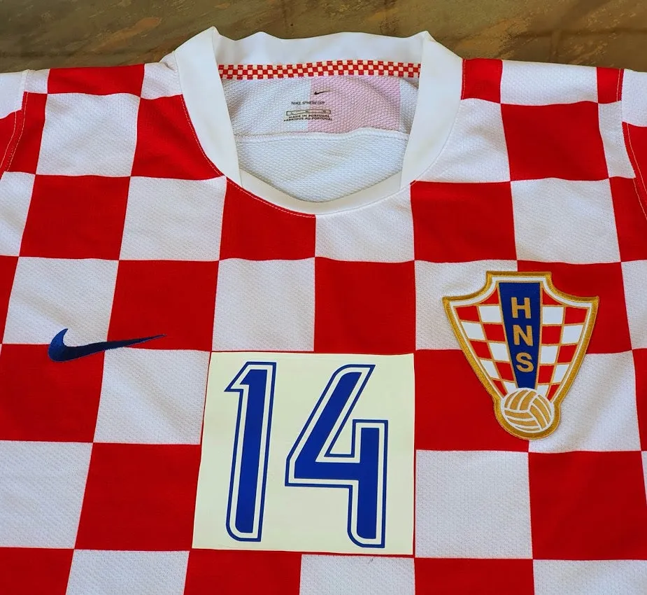 CROATIA 2008 EURO QUALIFICATION Luka Modrić HOME NIKE JERSEY SHIRT LARGE / HRVATSKA KUĆNA MAJICA VELIKA  SOLD!!
