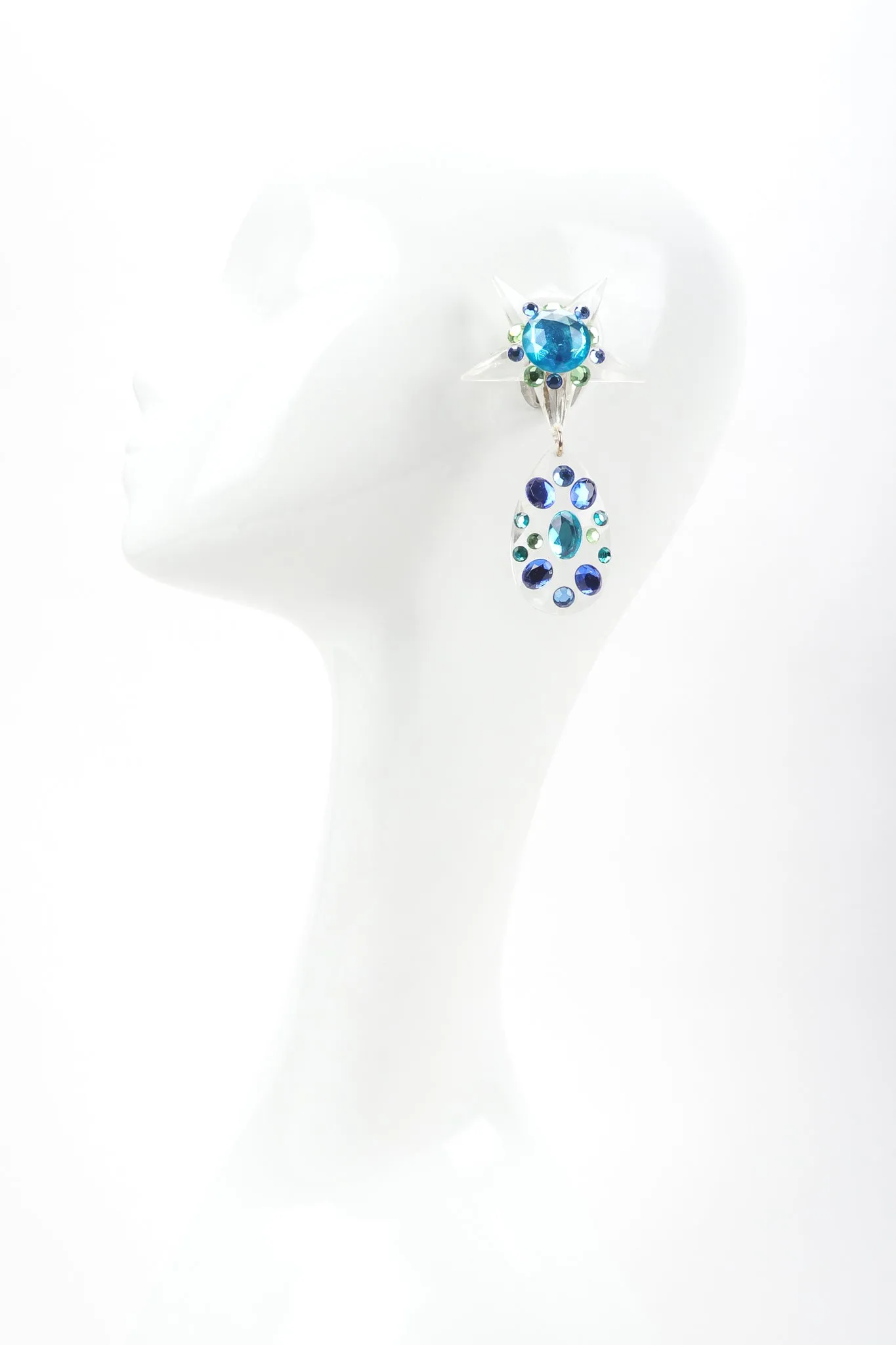 Crystal Star Drop Earrings