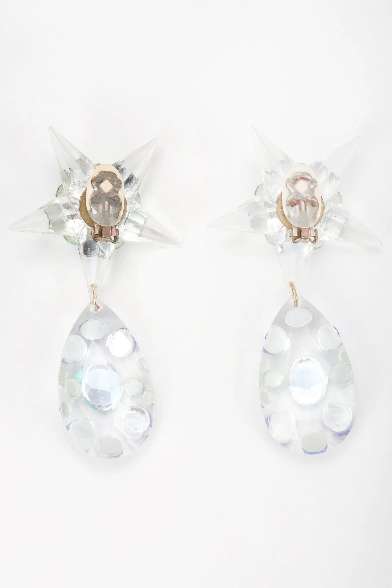 Crystal Star Drop Earrings
