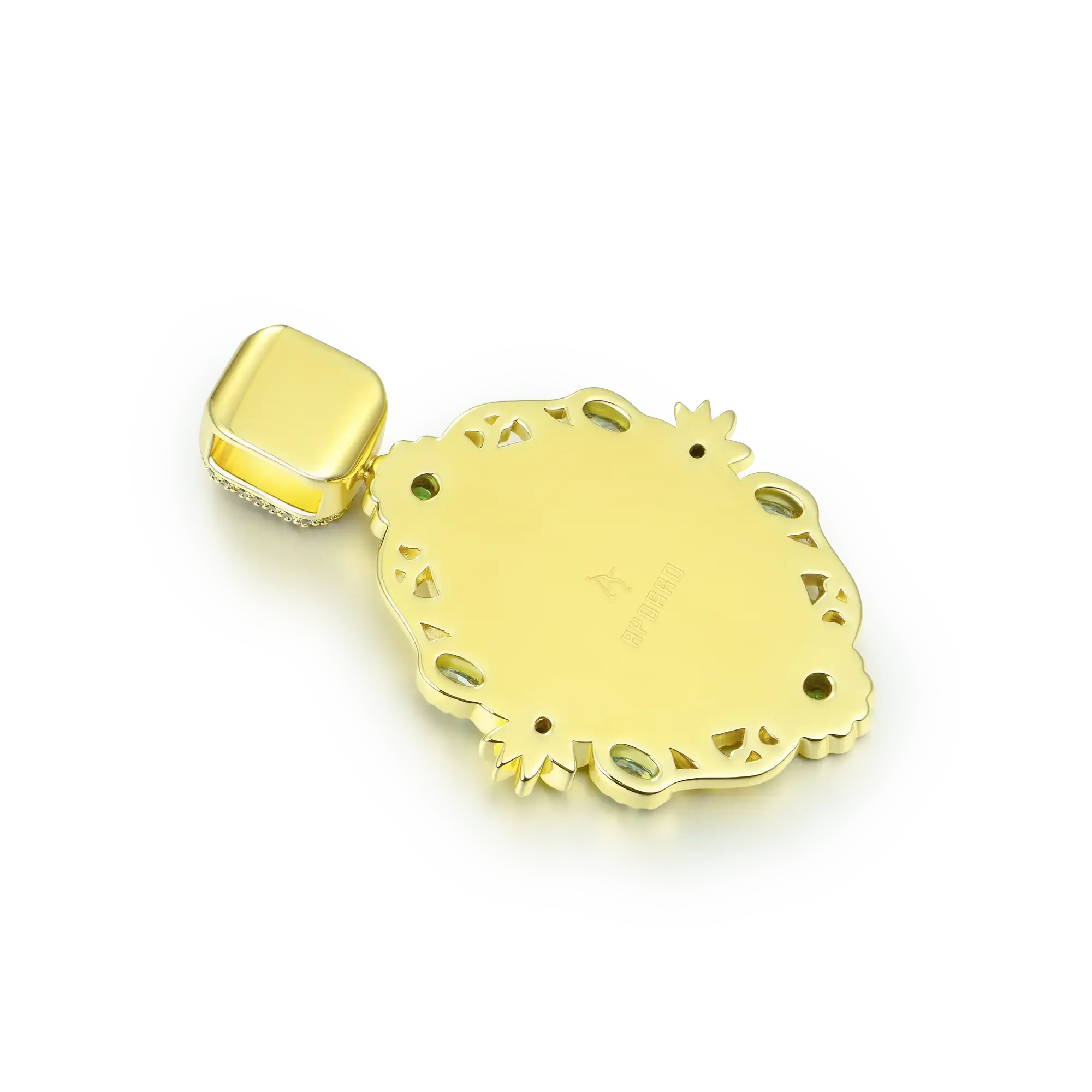 Custom 40MM Daisy Photo Frame Pendant