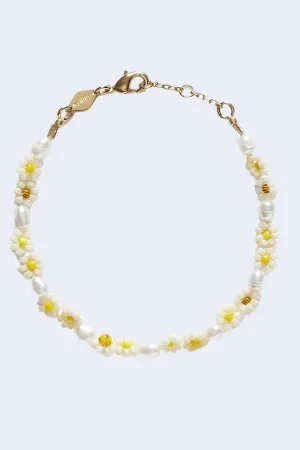 Daisy Flower Bracelet in Gold Success