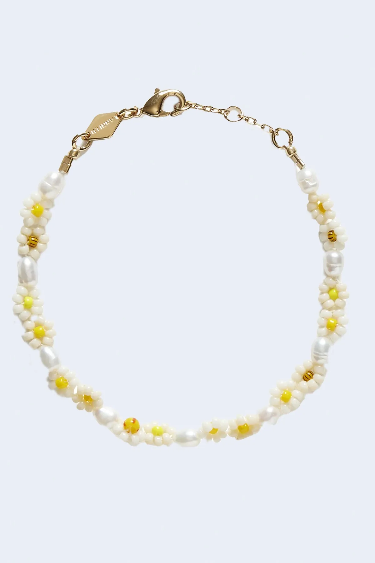 Daisy Flower Bracelet in Gold Success