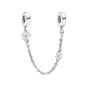 Daisy Flower Safety Chain Charm