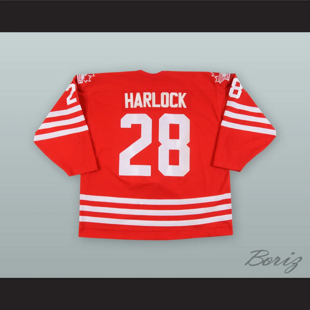 David Harlock 28 Canada National Team Red Hockey Jersey