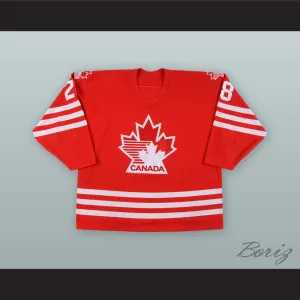 David Harlock 28 Canada National Team Red Hockey Jersey
