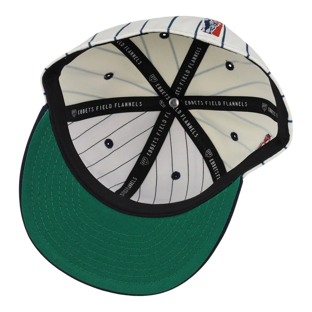 Detroit Stars NLB Pinstripe Fitted Ballcap