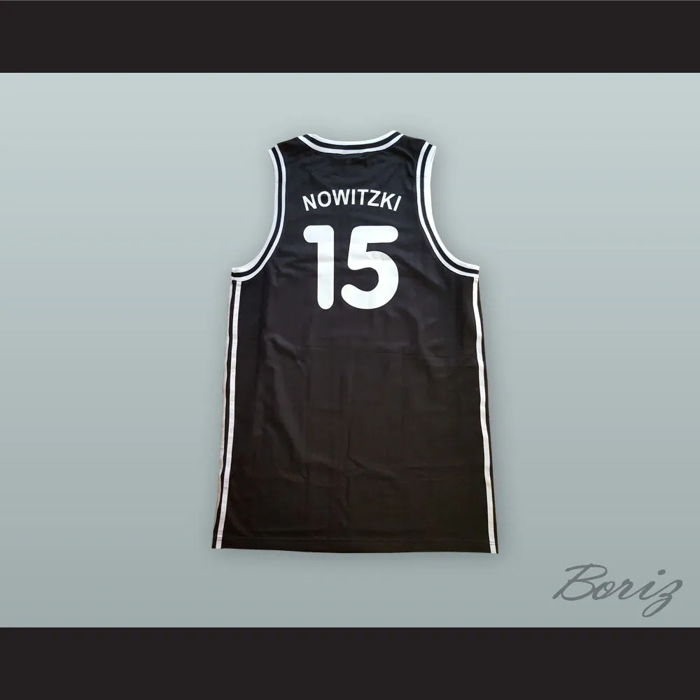 Dirk Nowitzki 15 Germany National Team Black Basketball Jersey