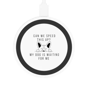 Dog Waiting Wireless Charging Pad