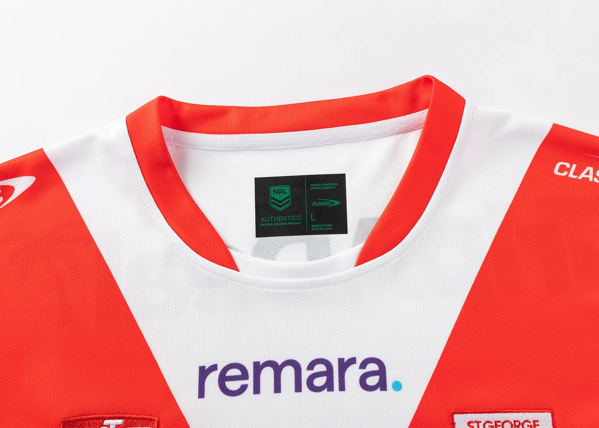 Dragons NRL 25/26 Replica Home Jersey by Classic Sportswear